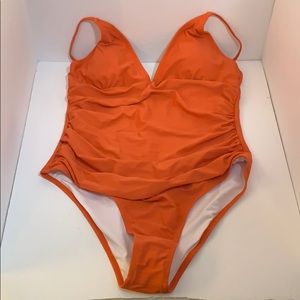 Cupshe XL Orange One-Piece Swimsuit